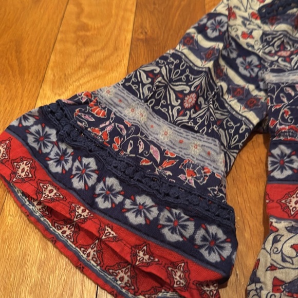 Blouse & shorts maternity Motherhood boho top jeans denim Bohemian old navy M 10 - Picture 10 of 17